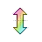 Transparent Rainbow Vertical Resize.ani Preview