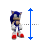 Sonic 3D Vertical.cur Preview