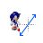 Sonic 3D Diagonal 2.cur Preview