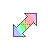Transparent Rainbow Animated Diag1.ani