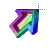 Left 3D Rainbow Transparent Center Animation Parallel.ani Preview
