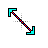 Diagonal 1 Arrow resize.cur Preview