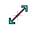 Diagonal 2 Arrow resize.cur Preview