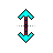 Vertical arrow resize.cur Preview