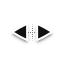 aero cursor black_horizontal resize.cur HD version