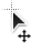 aero cursor black_move.cur Preview