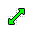 Diagonal resize Aero green.cur Preview