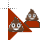 poop person select .cur Preview