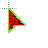 watermelon cursor.cur Preview