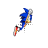 Sonic Diagonal 2.cur Preview