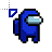 Blue crewmate cursor.cur Preview