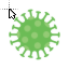 green corona virus.cur HD version