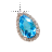 Right blue topaz in diamonds.cur Preview