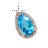 Right blue topaz in diamonds.cur