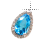 Left blue topaz in diamonds.cur