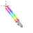 rainbow laser sword.cur Preview