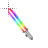 rainbow laser sword.cur