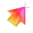 Left Rainbow Gem Arrow Transp.cur Preview