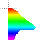 simple rainboow.cur