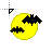 Morcegos voando na lua.cur Preview