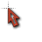 transparent red and shadow cursor.cur Preview