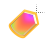 Left Flowing Rainbow Gold Arrow2.cur