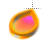 Left Flowing Rainbow Gold Teardrop.cur Preview