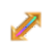 Flowing Rainbow Gold Diag1 Resize.ani