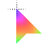 Right Transparent Flowing Rainbow.cur