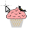 halloween cupcake cursor.cur Preview