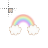 Cloud Cloudy Rainbow uwu.cur