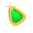 Right Emerald in Gold triangle.cur Preview