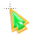 Right Emerald in Gold arrow 2.cur Preview