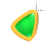 left Emerald in Gold triangle.cur Preview