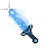 pixel worlds frost sword ANIMATED.ani Preview