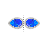 Blue Sapphire in Diamonds Horizontal.cur Preview