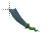 Rune Scimitar (Guthix).cur Preview