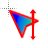 Colour cursor vertical resize 2022.cur