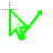 ARGs cursor green diagnoal resize 2!.cur Preview