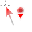 Red Cursor (Location).cur Preview