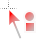 Red Cursor (Person).cur Preview