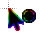 Rainbow chroma Working in background.ani
