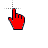 Red Windows 7 Aero link select.cur Preview