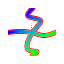 Wavy colour cursor precision.cur HD version