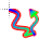 Wavy colour cursor alternate.cur Preview