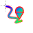 Wavy colour cursor location.cur