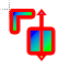 Colour square vertical resize.cur HD version
