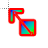 Colour square diagnoal resize 1.cur Preview