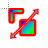 Colour square diagnoal resize 2.cur Preview