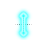 Vertical Resize (Neon Cyan).cur